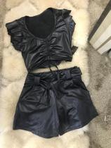 conjunto de couro