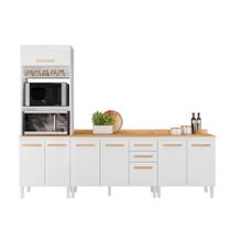 Conjunto de Cozinha Aria Modulado com 8 Portas 2 Gavetas Conjunto de Cozinha Aria Modulado com 8 Portas 2 Gavetas