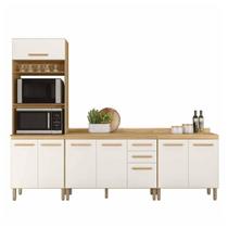 Conjunto de Cozinha Aria Modulado com 8 Portas 2 Gavetas