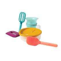 Conjunto de Cozinha Boon Intro para Crianças (3+ anos) - 5 Utensílios para Preparo de Alimentos