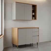 Conjunto de Cozinha Completa 2 Peças Jequitibá Gris Conjunto de Cozinha Completa 2 Peças Jequitibá Gris