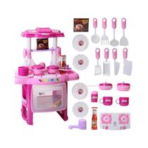 Conjunto De Cozinha De Brinquedo Para Crianças Com Alimentos Cortáveis Para Meninos E Meninas,