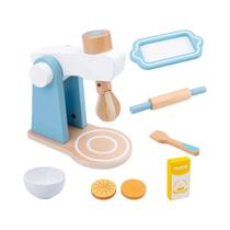 Conjunto de Cozinha de Madeira para Meninas - Brinquedo Educativo para Brincar de Fazer Comida