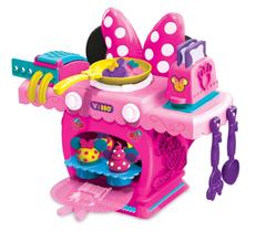 Conjunto de cozinha Disney Junior Minnie Mouse Deluxe com massa macia