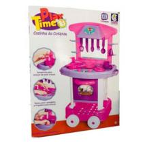 Conjunto de Cozinha Infantil Play Time Rosa - Cotiplás