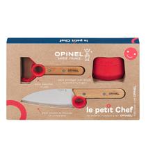 Conjunto de Cozinha OPINEL Le Petit Chef Faca Descascador Protetor Conjunto de Cozinha OPINEL Le Petit Chef Faca Descascador Protetor