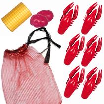 Conjunto de cozinha Toy Food Lil' Bit Boiling Co. Lagostim para crianças