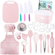 Conjunto de cozinhar e assar JoyTown Kids com estojo de armazenamento 35 unidades