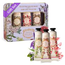 Conjunto de creme para mãos Panier des Sens Rose Lavender Verbena 90mL x3