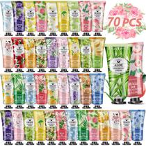 Conjunto de creme para mãos VESPRO, pacote de 70 para mulheres com 14 fragrâncias