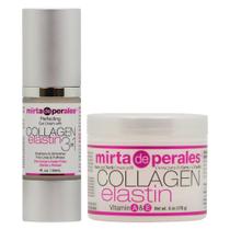 Conjunto de cremes Mirta De Perales Colágeno Elastina para Olhos, Rosto e Pescoço Conjunto de cremes Mirta De Perales Colágeno Elastina para Olhos, Rosto e Pescoço