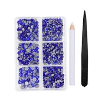 Conjunto De Cristais De Vidro Opal Com Strass Para Arte De Unhas 3D DIY Decorações De Vestuário