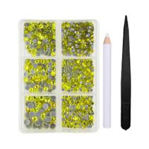 Conjunto De Cristais De Vidro Opal Com Strass Para Arte De Unhas 3D DIY Decorações De Vestuário Conjunto De Cristais De Vidro Opal Com Strass Para Arte De Unhas 3D DIY Decorações De Vestuário