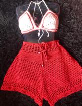 Conjunto de crochê Abusada
