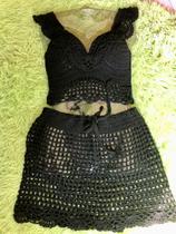 conjunto de crochê ciganinha