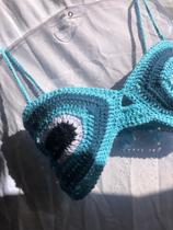 conjunto de croche olho grego conjunto de croche olho grego