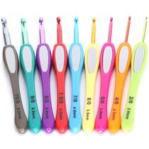 Conjunto de crochê WNSC com 9 ganchos de crochê e alça de plástico Conjunto de crochê WNSC com 9 ganchos de crochê e alça de plástico