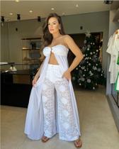 Conjunto de croped e calça na cor verde tamanho m Conjunto de croped e calça na cor verde tamanho m