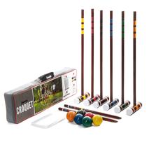 Conjunto de Croquet Franklin Sports Family - Com Marretas e Bolas de Madeira