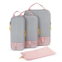 Conjunto de Cubos de Compressão BAGSMART para Viagens - 4 Peças para Mulheres Conjunto de Cubos de Compressão BAGSMART para Viagens - 4 Peças para Mulheres