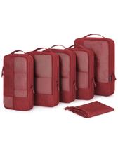 Conjunto de Cubos de Compressão BAGSMART Travel 6 com Bolsa para Sapatos