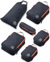 Conjunto de cubos de embalagem de compressão TRIPPED Travel Gear, 6 peças