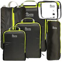 Conjunto de cubos de embalagem de viagem SUITEDNOMAD Ultralight Organizer Conjunto de cubos de embalagem de viagem SUITEDNOMAD Ultralight Organizer