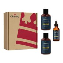 Conjunto de cuidados com a barba Cremo Palo Santo 2 em 1 para lavagem e amaciante