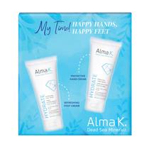 Conjunto de cuidados com a pele ALMA K Happy Hands Happy Feet Creme para mãos e pés Conjunto de cuidados com a pele ALMA K Happy Hands Happy Feet Creme para mãos e pés