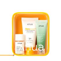 Conjunto de cuidados com a pele ANUA Sun-Ready com protetor solar e óleo de limpeza