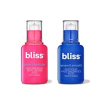 Conjunto de cuidados com a pele Bliss AM+PM Serum Duo Glow & Hydrate + Renew Conjunto de cuidados com a pele Bliss AM+PM Serum Duo Glow & Hydrate + Renew