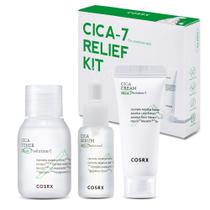 Conjunto de cuidados com a pele COSRX CICA Relief com tônico, sérum e creme