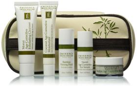 Conjunto de cuidados com a pele Eminence Age Corrective com limpador, máscara e muito mais