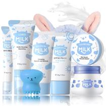 Conjunto de cuidados com a pele Evolvique Milk para meninas adolescentes de 10 a 12 anos com 8 unidades