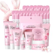 Conjunto de cuidados com a pele Evolvique Sakura para meninas adolescentes de 10 a 12 anos com 8 unidades