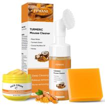Conjunto de cuidados com a pele femani, sabonete em barra, creme e sabonete facial Conjunto de cuidados com a pele femani, sabonete em barra, creme e sabonete facial