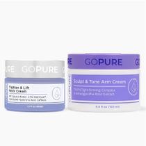 Conjunto de cuidados com a pele GoPure Sculpting Duo Creme para Pescoço e Braço Conjunto de cuidados com a pele GoPure Sculpting Duo Creme para Pescoço e Braço