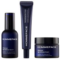 Conjunto de cuidados com a pele HommeFace Advanced Age Defense para homens