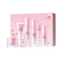 Conjunto de cuidados com a pele LAIKOU JAPAN SAKURA com limpador, tônico, loção...