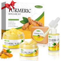 Conjunto de cuidados com a pele Lucoss Beauty Turmeric Even Skin Tone para mulheres