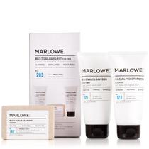 Conjunto de cuidados com a pele MARLOWE. Kit mais vendido nº 203 para homens