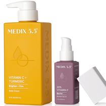 Conjunto de cuidados com a pele Medix Vitamin C Cream +Vitamin F Booster Serum