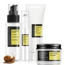 Conjunto de cuidados com a pele MIZEEYE Advanced Snail Mucin Anti Rugas, 4 unidades
