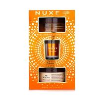 Conjunto de cuidados com a pele Nuxe Honey Lover com esfoliante corporal, óleo corporal e doces