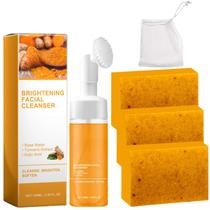 Conjunto de cuidados com a pele Pehss Turmeric Limpador Facial e Sabonete 100mL Conjunto de cuidados com a pele Pehss Turmeric Limpador Facial e Sabonete 100mL