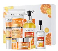 Conjunto de cuidados com a pele R RadiantRise Vitamin C 5 em 1 para mulheres