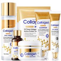 Conjunto de cuidados com a pele Rosarden Collagen Anti Aging, 6 unidades para mulheres