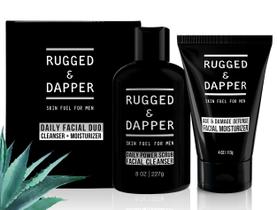 Conjunto de cuidados com a pele RUGGED & DAPPER Daily Duo para homens com hidratante