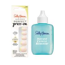 Conjunto de cuidados com as unhas Sally Hansen, removedor instantâneo de cutículas e unhas Conjunto de cuidados com as unhas Sally Hansen, removedor instantâneo de cutículas e unhas