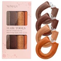 Conjunto de cuidados com cabelo Heatless Curling NUNFLUE Jumbo Soft Hair Curlers